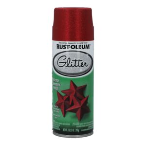 SPRAY PAINT GLITTER RED 10.25OZ